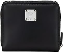 MCM Women's White Black Contrast Logo Small Zip Wallet at Amazon MCM Women's White Black Contrast Logo Small Zip Wallet at Amazon